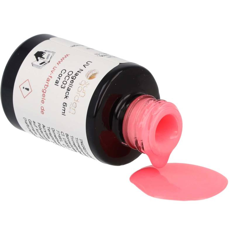 Sun Garden Nails UV Nagellack 6ml - One Coat Line - rot & orange Töne Saisonale Angebote