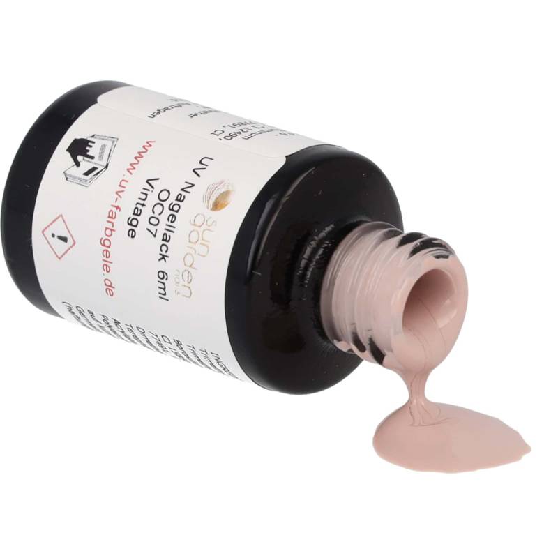 Sun Garden Nails UV Nagellack 6ml - One Coat Line - nude Töne Räumungsverkauf