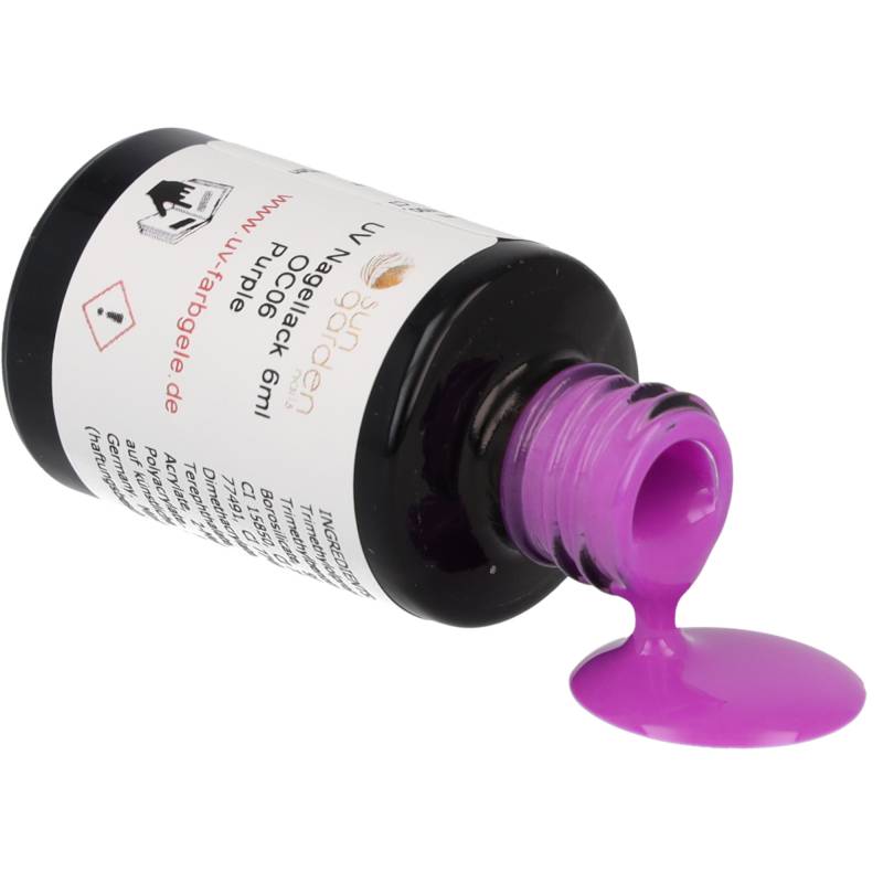 Sun Garden Nails UV Nagellack 6ml - One Coat Line - lila Töne Kauf eins, bekomm eins gratis