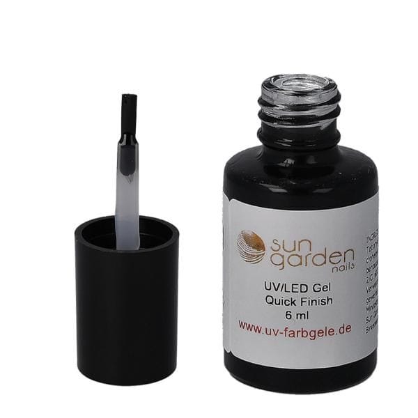 Sun Garden Nails 6ml UV Gel Quick Finish Pinselflasche - Klar Bis zu 50% Rabatt