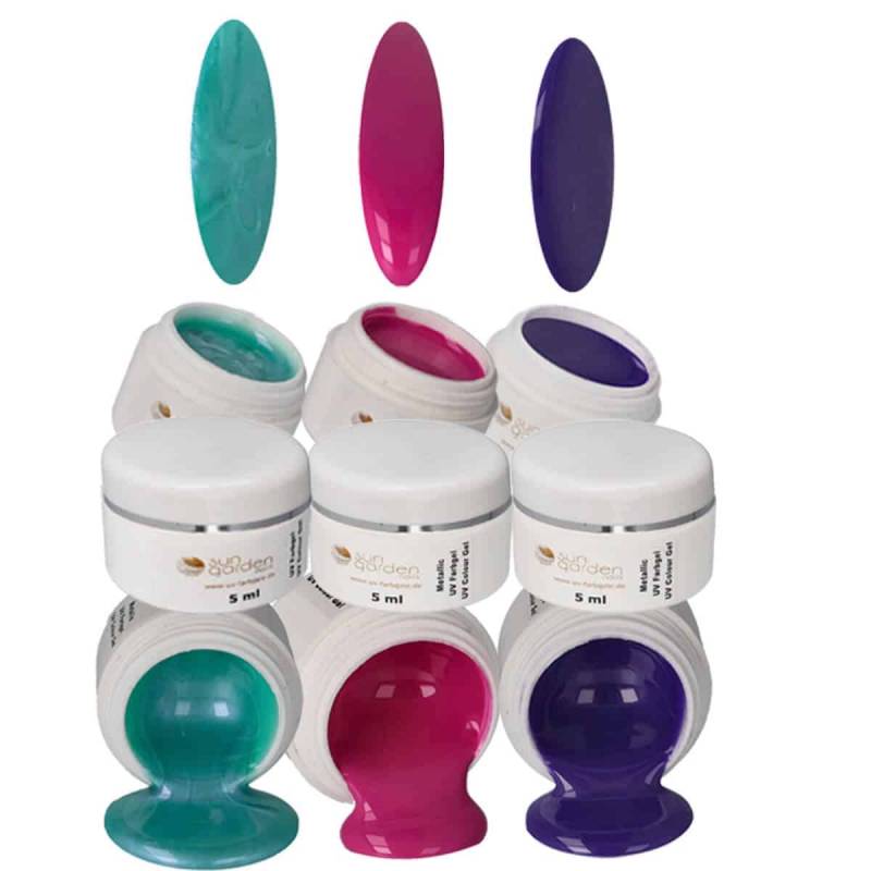 Sun Garden Nails UV Gel Starterset CHICAGO - Nagelstudio Set Riesige Rabatte