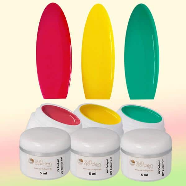 Sun Garden Nails UV Gel & Zubehör Set - GALAXY - Nagelmodellage Im Verkauf