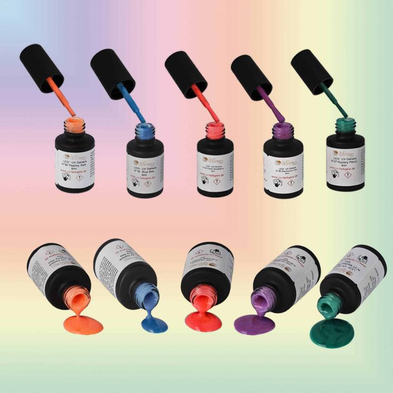 Sun Garden Nails UV Nagellack Gel Set ATHEN + UV GERÄT zollfrei