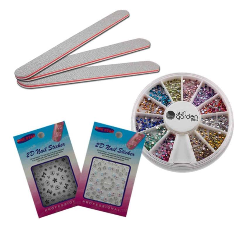 Sun Garden Nails UV Nagellack Gel Set ATHEN + UV GERÄT zollfrei