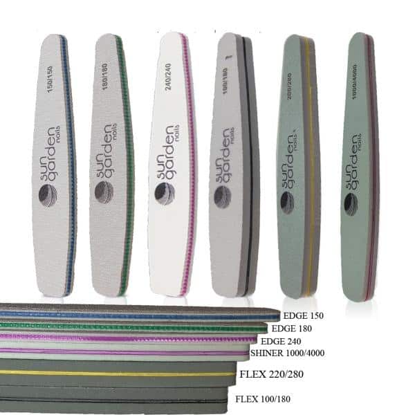 Sun Garden Nails Nagelfeilen Set - Profi Nail Base Tools 6tlg Rabatte dieses Monats