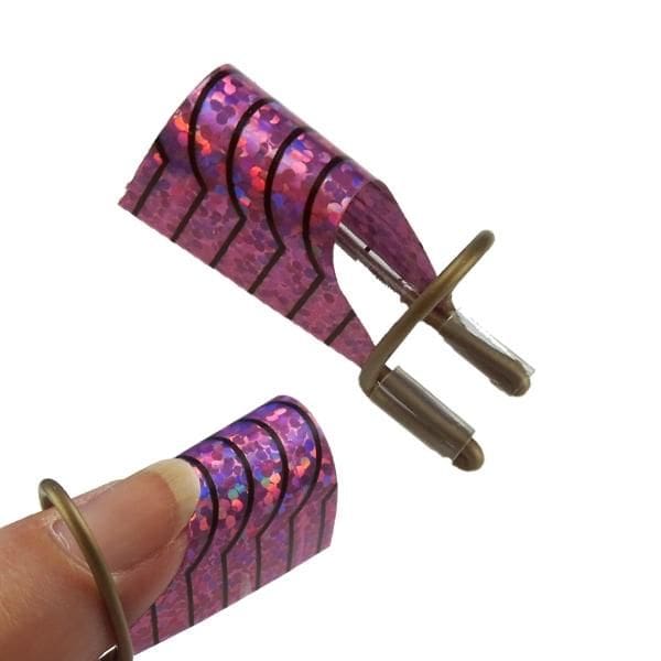 Sun Garden Nails Mehrweg-Nagel-Schablonen F0-18 pink 5 Stück Muttertagsangebot