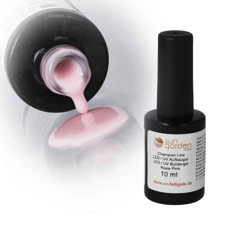 Sun Garden Nails UV Nagellack Gel - SET 4 + UV Aufbaugel Rosie Pink Vierteljährliche Förderung