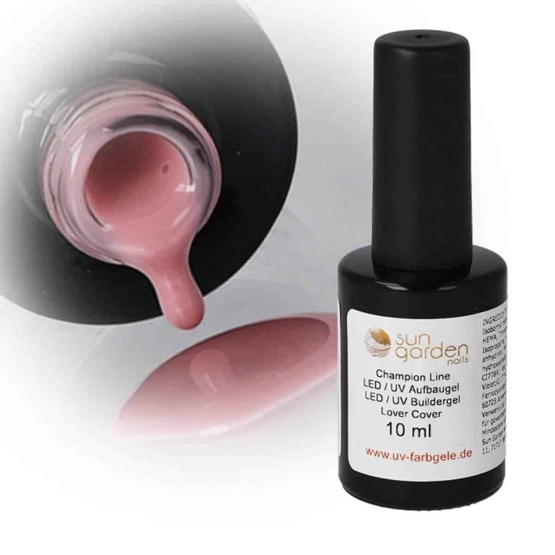 Sun Garden Nails UV Nagellack Gel - SET 5 + Aufbaugel Lover Cover Discount Store für neue Produkte
