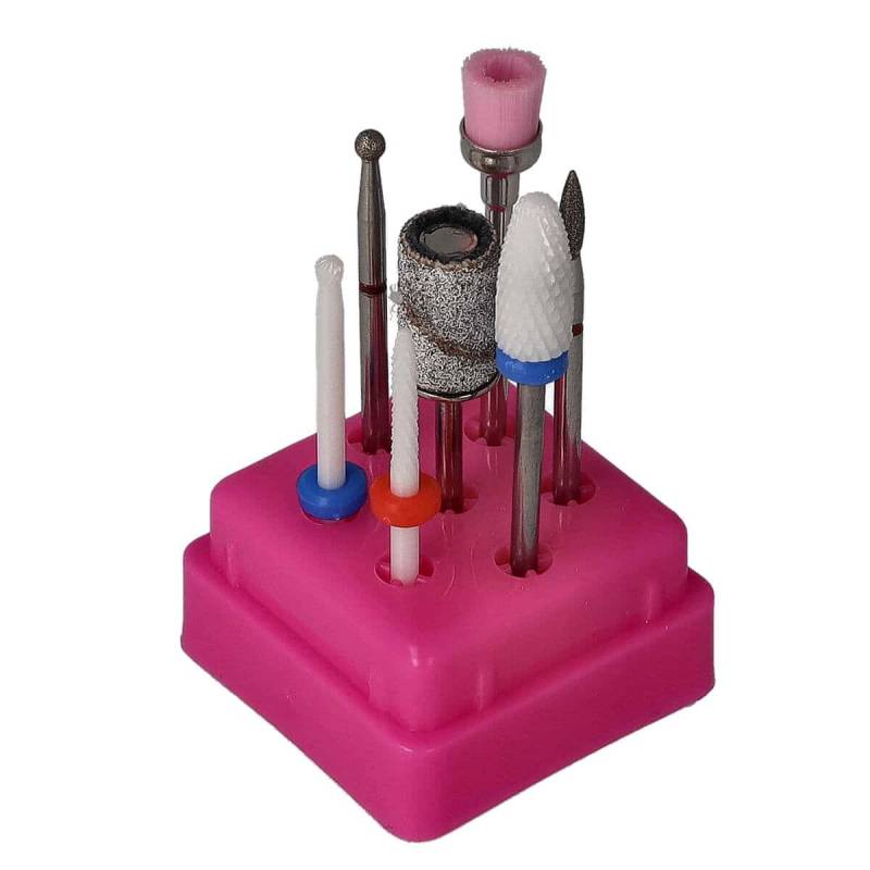 Sun Garden Nails 7tlg. Bit Set Nagel Fräser Aufsätze - Set 4 Clearance-Verkauf