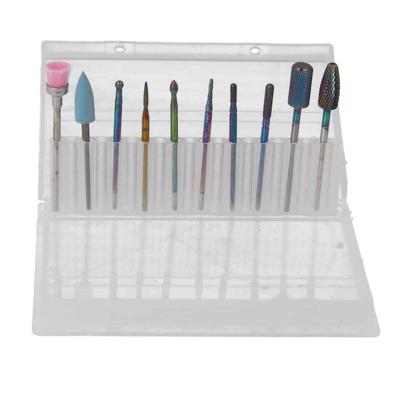 Sun Garden Nails 10tlg. Bit Set Nagel Fräser Aufsätze - Set 3 Kostenloser Versand international
