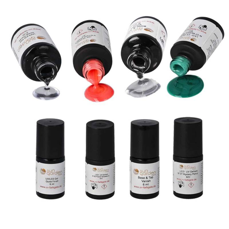 Sun Garden Nails UV Nagellack Gel Set + UV Gerät SUN9s - weiß Online