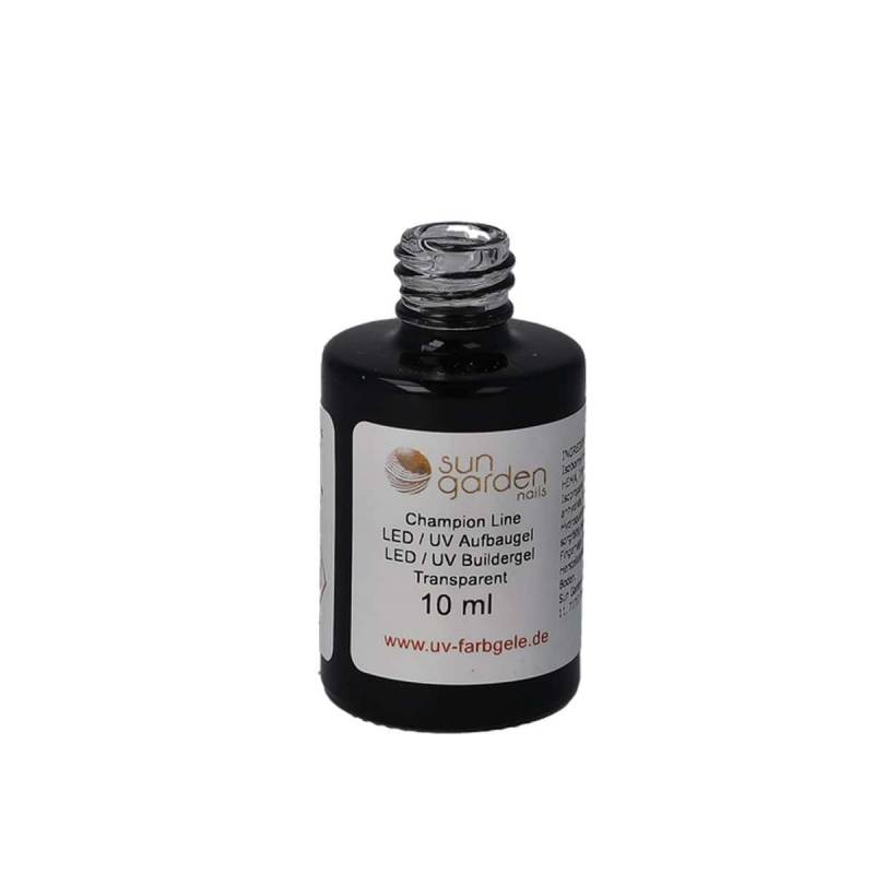 Sun Garden Nails 10ml UV Aufbaugel Transparent - Pinselflasche Auslauf