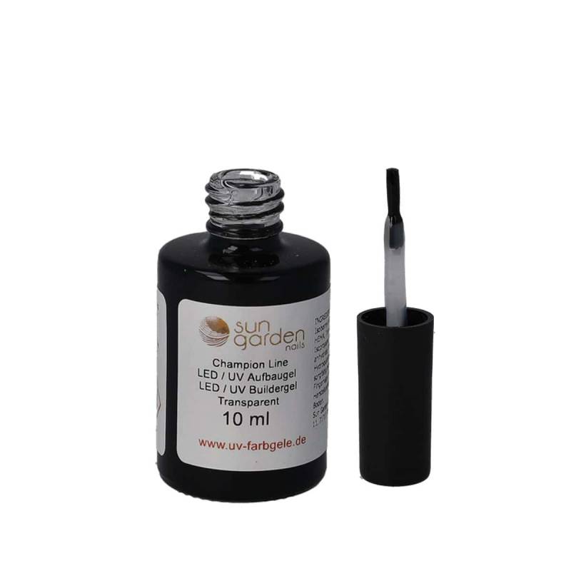 Sun Garden Nails 10ml UV Aufbaugel Transparent - Pinselflasche Auslauf