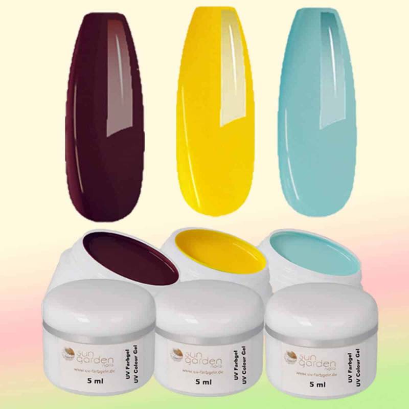 Sun Garden Nails UV Gel Starterset - QUEENSLAND - Nail Design Set Hotsell