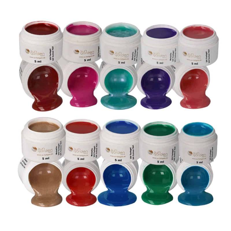 Sun Garden Nails UV Starterset CLASSIC FARBGELE - Nail Set Kostenloser Versand