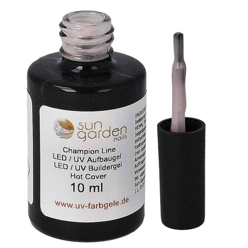 Sun Garden Nails 10ml UV Aufbaugel Hot Cover - Pinselflasche Rabatt