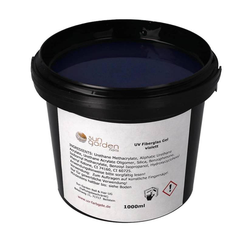 Sun Garden Nails UV Fiberglas Gel Violett-Klar Günstig kaufen