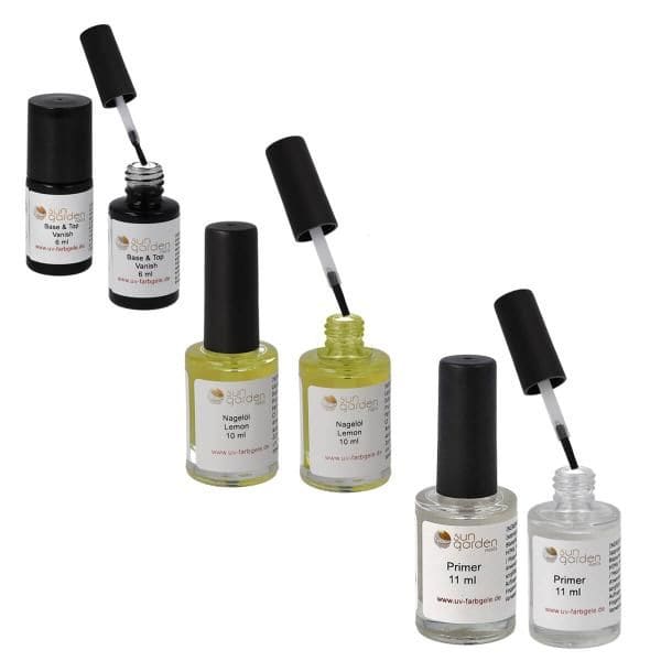 Sun Garden Nails UV Nagellack Gel + Nail Art Zubehör Set SUPREME Versandkostenfrei