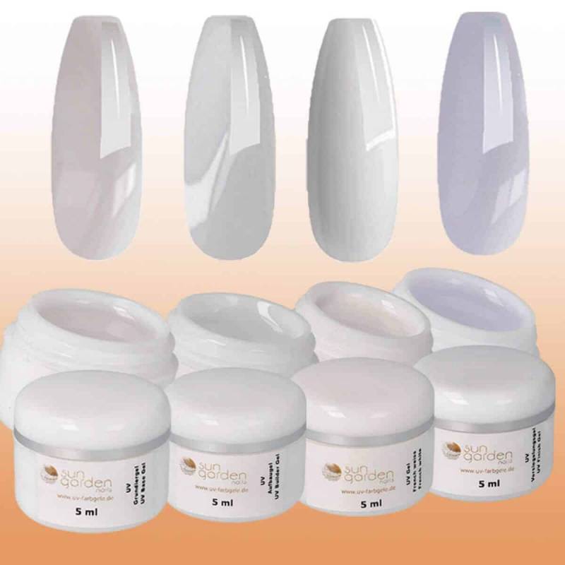 Sun Garden Nails UV Gel Starterset - KLEIN - Gelnägel Set Großer Ausverkauf