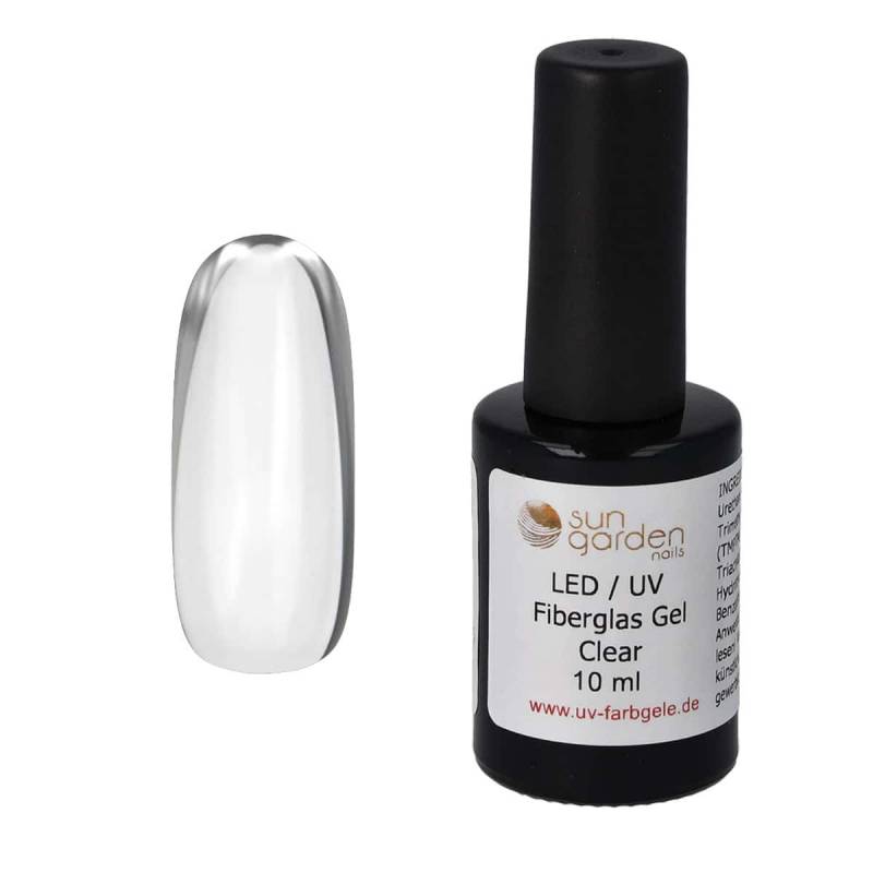 Sun Garden Nails UV Fiberglas Gel Aufbaugel Klar Zeitlich begrenztes Angebot