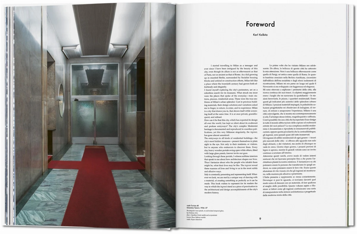 TASCHEN Entryways of Milan. Ingressi di Milano Outlet