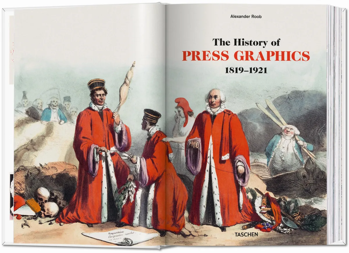 TASCHEN History of Press Graphics. 1819–1921 Zeitbegrenzte Promotion