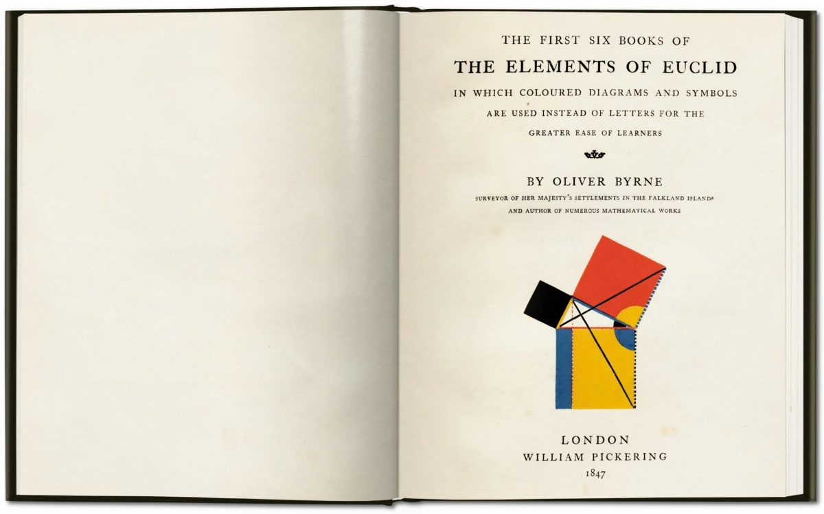 TASCHEN Oliver Byrne. The First Six Books of the Elements of Euclid Letzte 2 Tage