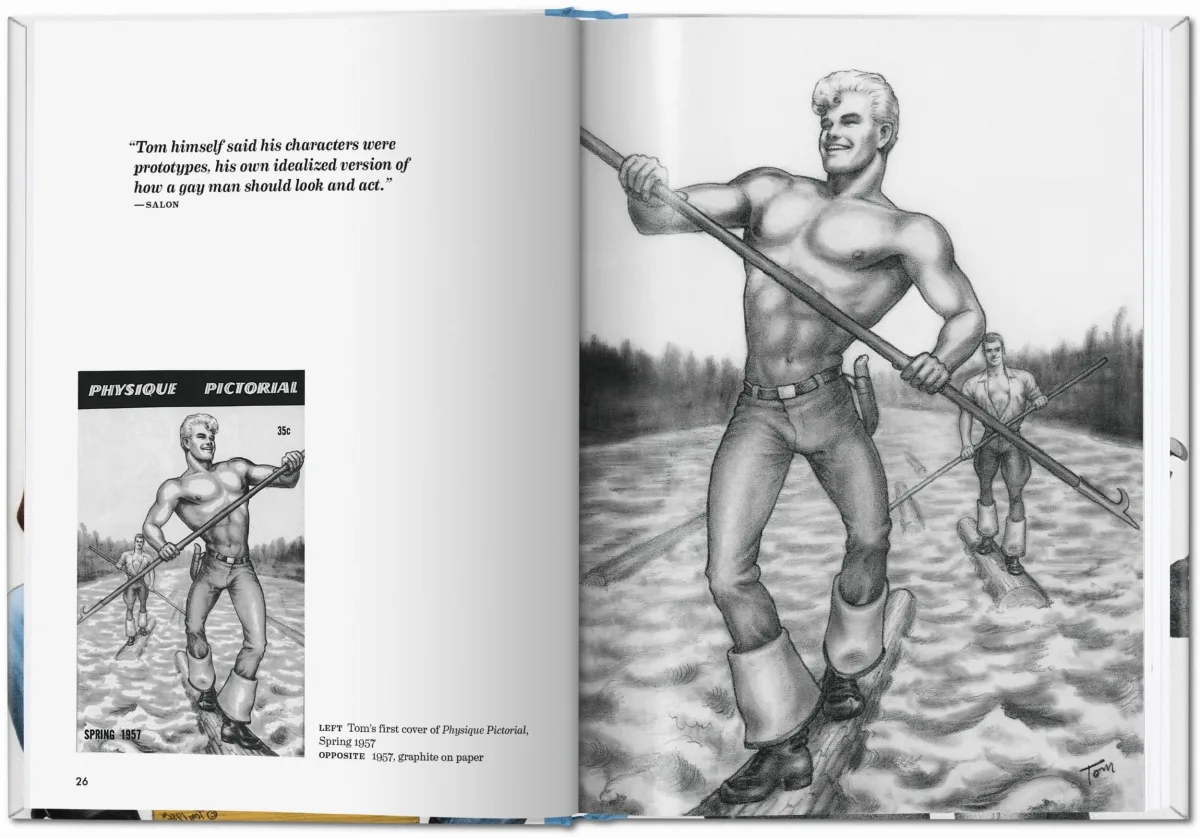 TASCHEN The Little Book of Tom. Blue Collar Sonderangebot der Fabrik