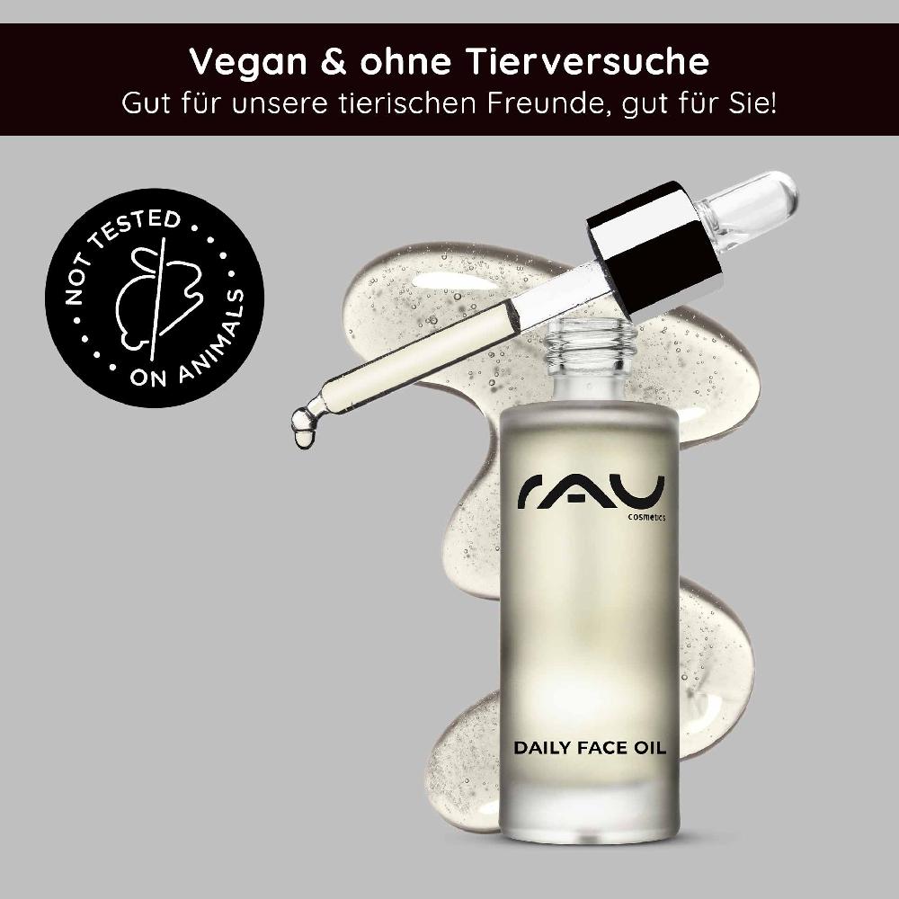 Rau Cosmetics Daily Face Oil 30 ml Pflegendes Gesichts-Öl für die Nacht mit Lavendel Bis zu 50% Rabatt