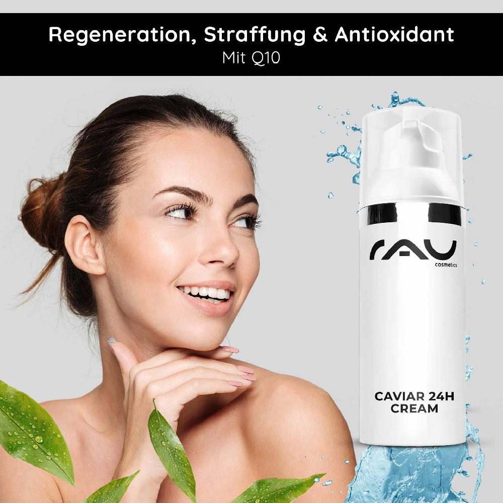 Rau Cosmetics Caviar 24h Cream 50 ml Hautpflege mit Caviar Extrakt Bis zu 60% Rabatt