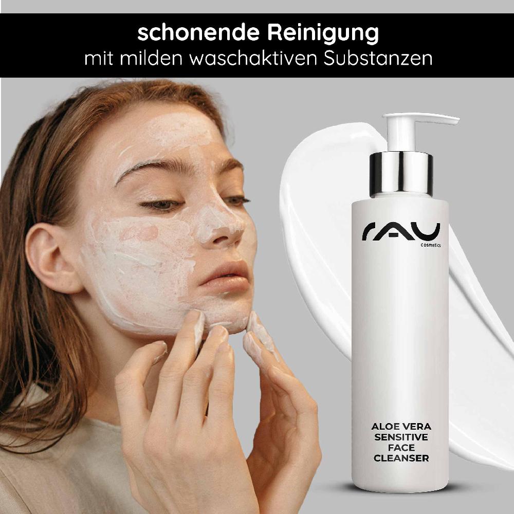 Rau Cosmetics Aloe Vera Sensitive Face Cleanser 200 ml Reiniger Nur für heute