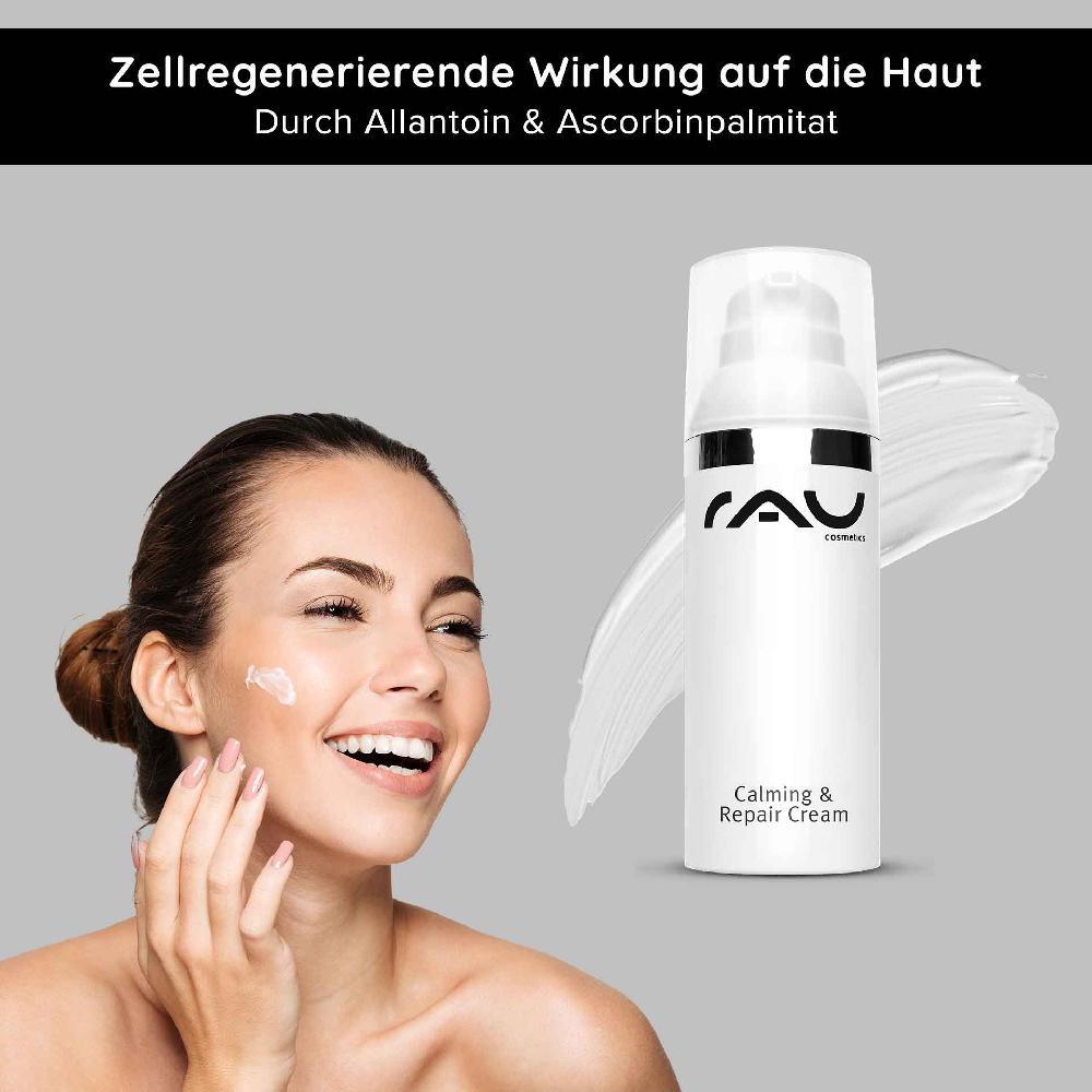 Rau Cosmetics Calming & Repair Cream 50 ml Beruhigung für die Haut Vierteljährliche Förderung