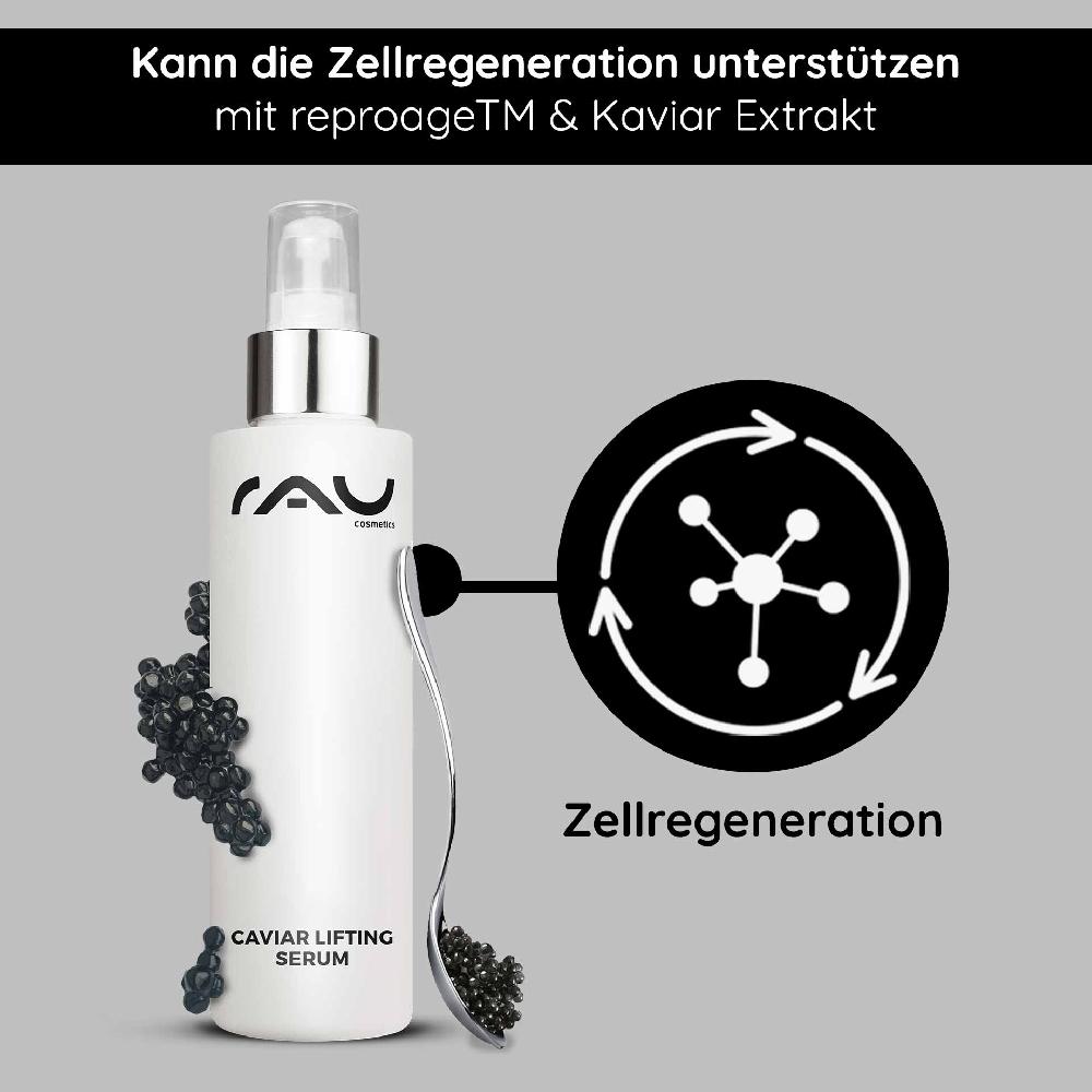 Rau Cosmetics Caviar Lifting Serum 100 ml mit Reproage & Kaviar-Extrakt Bis zu 55% Rabatt