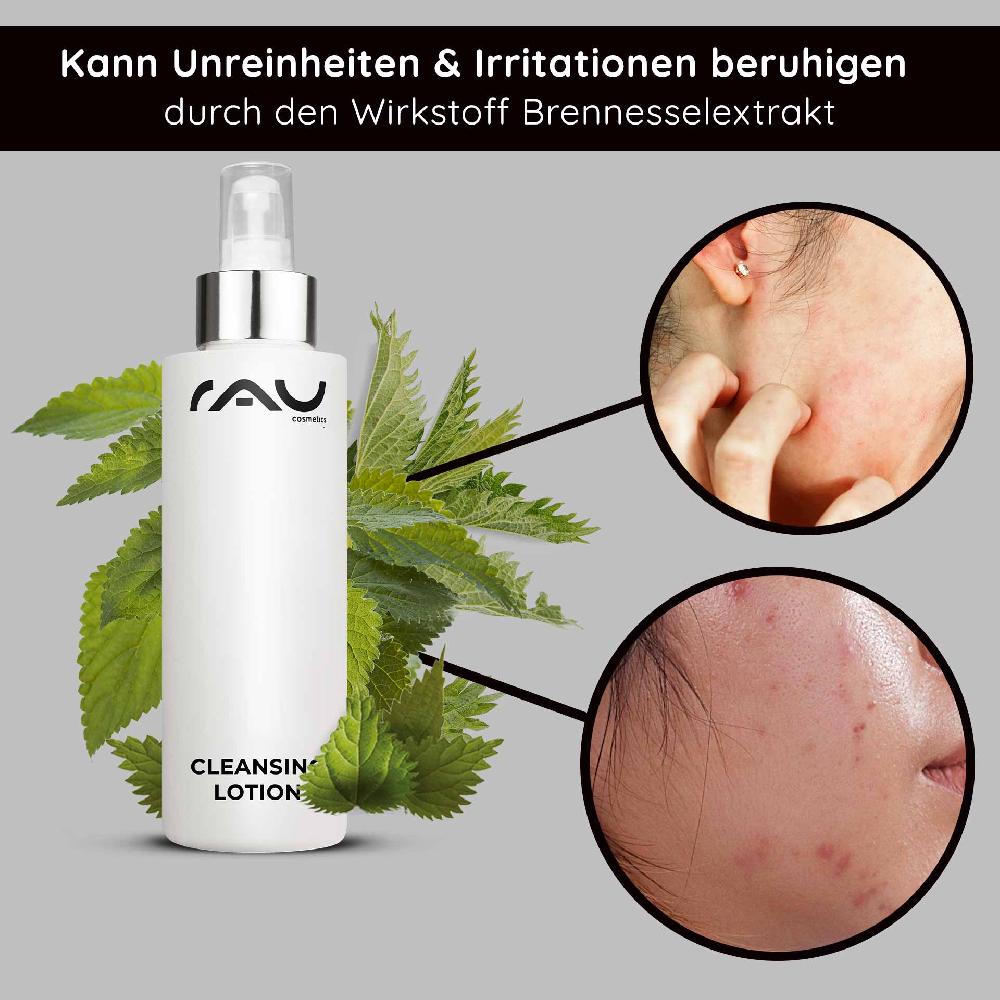 Rau Cosmetics Cleansing Lotion 200 ml - gründliche Reinigungslotion Discount Store für neue Produkte