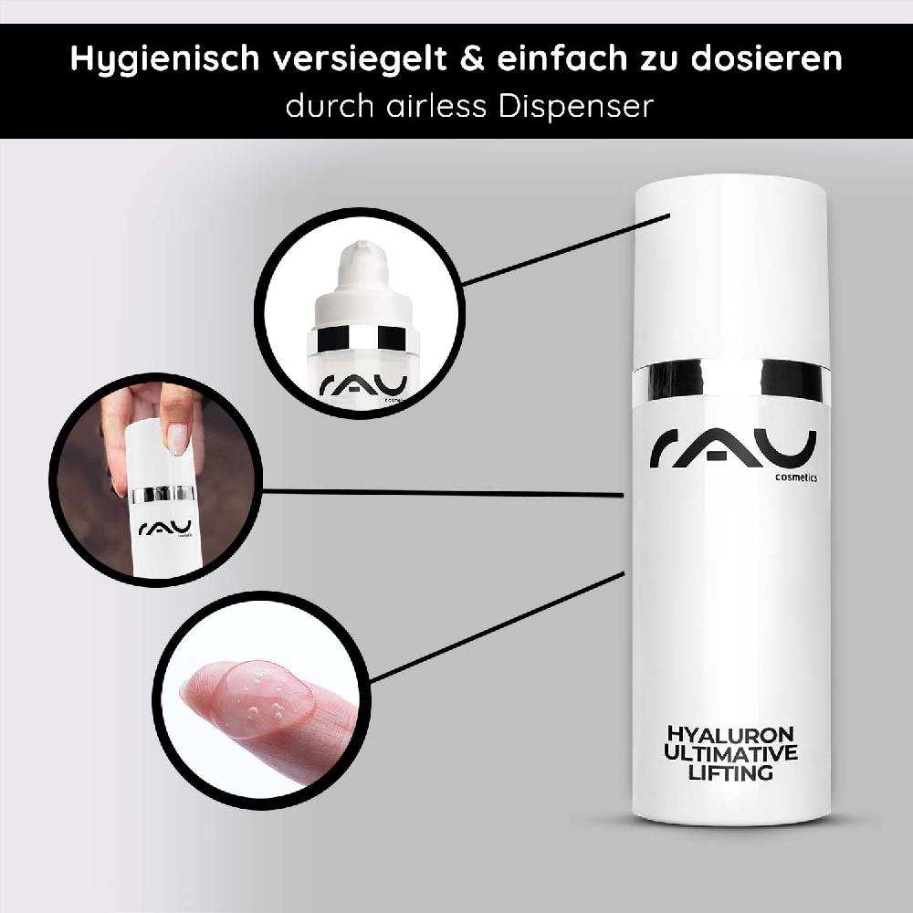 Rau Cosmetics Hyaluron Ultimative Lifting 50 ml Hyaluron Lifting Gel für trockene Haut Super Rabatt