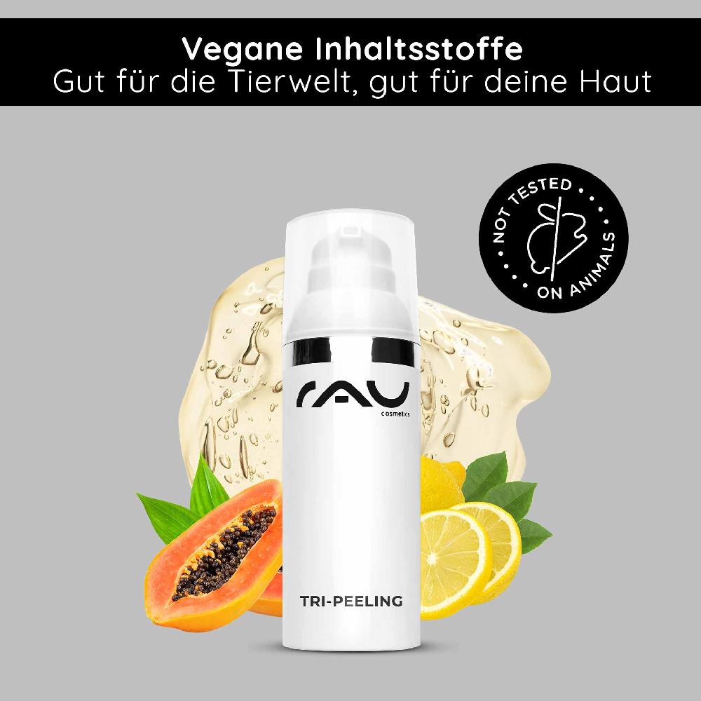 Rau Cosmetics Tri-Peeling 50 ml Enzym- & Fruchtsäurepeeling Begrenzt auf 3 Tage