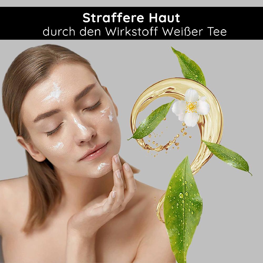 Rau Cosmetics White Tea Cream 50 ml Anti Aging 24h Creme für trockene und unreine Haut 50% Rabatt für begrenzte Zeit