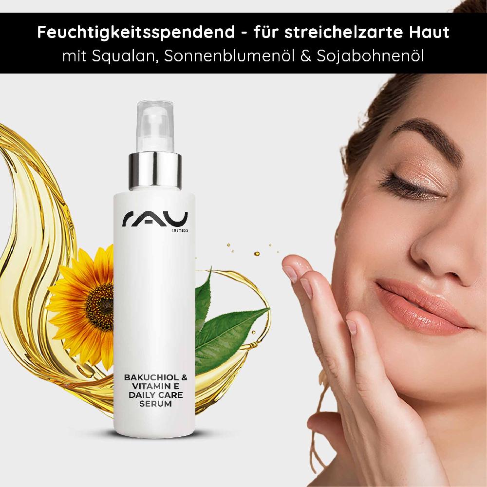 Rau Cosmetics Bakuchiol & Vitamin E Daily Care Serum 100 ml Anti-Aging Angebote