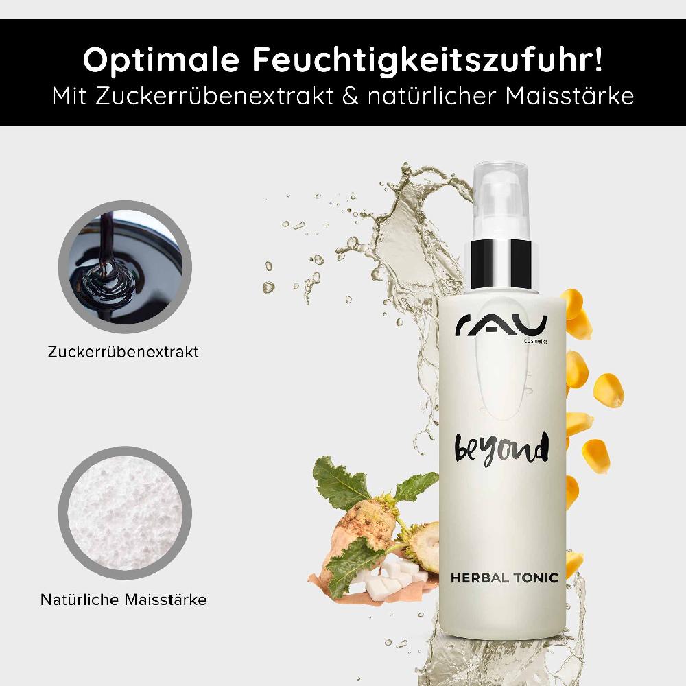 Rau Cosmetics Beyond Herbal Tonic 200 ml Naturkosmetik Toner Kostenloser Versand