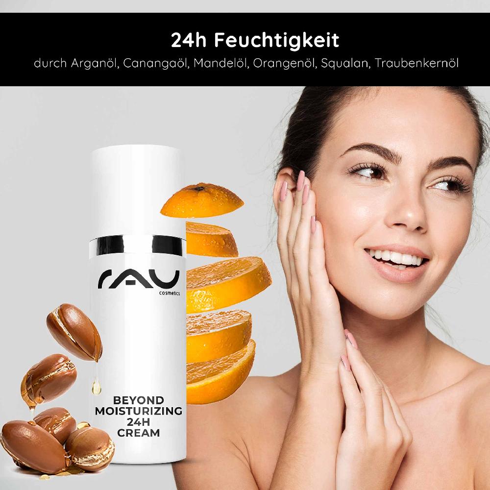Rau Cosmetics Beyond Moisturizing 24h Cream 50 ml Naturkosmetik Creme Limitierter Zeitrabatt