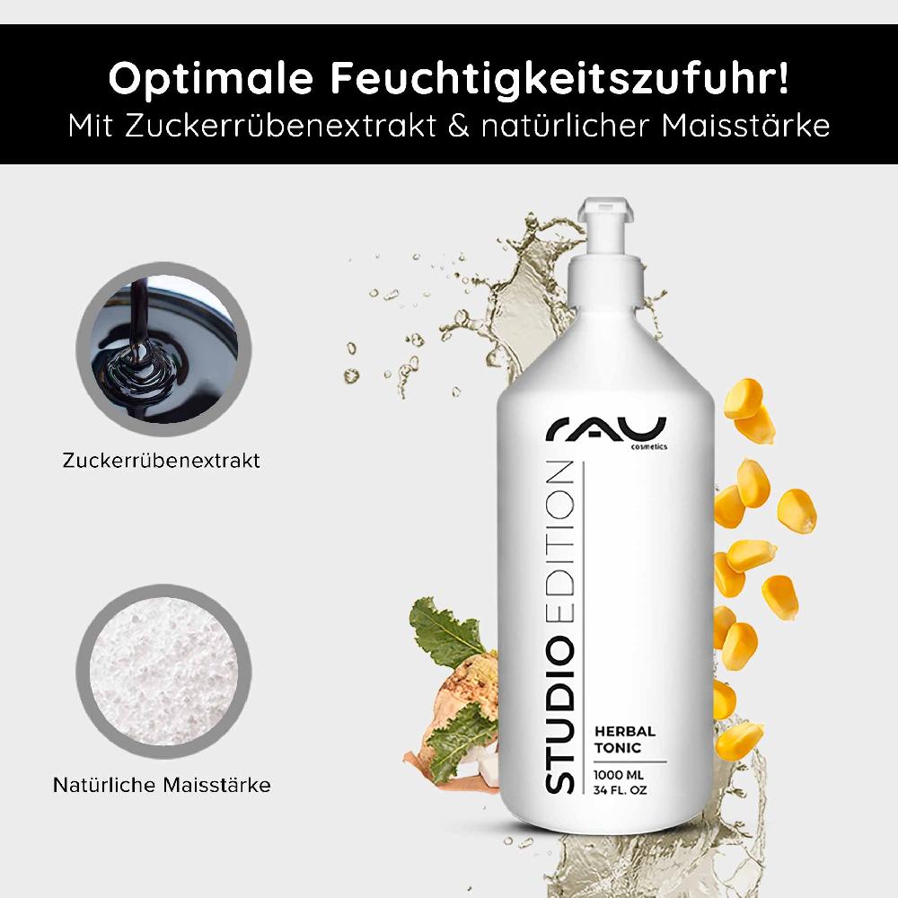 Rau Cosmetics Beyond Herbal Tonic 1000 ml Gesichtswasser Natur Sonderangebot