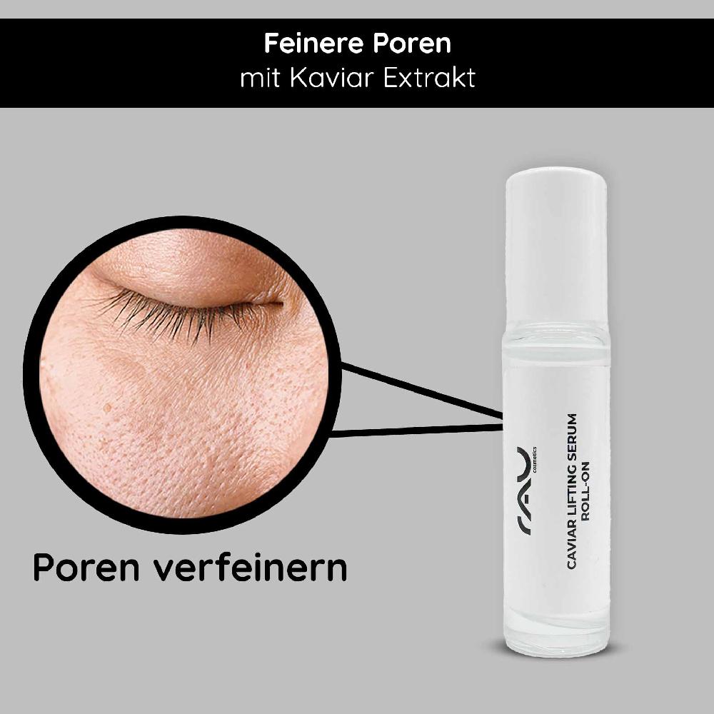 Rau Cosmetics Caviar Lifting Serum Roll-On 10 ml mit Reproage & Kaviar-Extrakt Rabatt