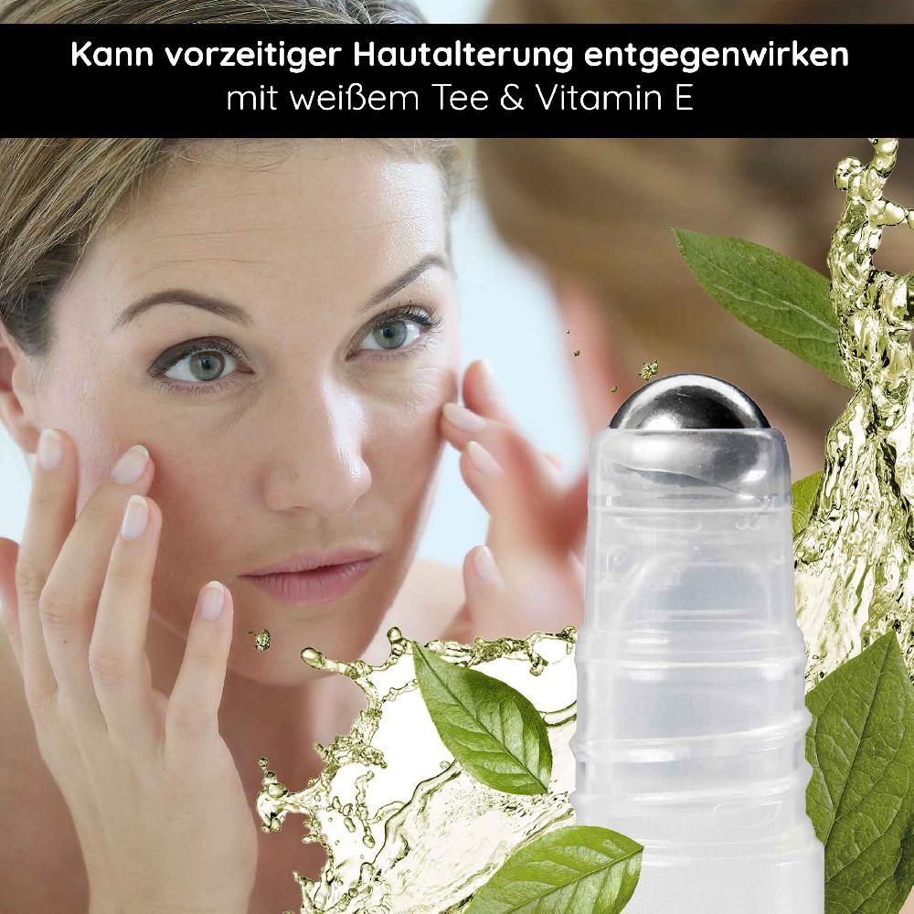 Rau Cosmetics White Tea Express Lift Roll On Anti-Aging Serum im Roll-On Großer Ausverkauf
