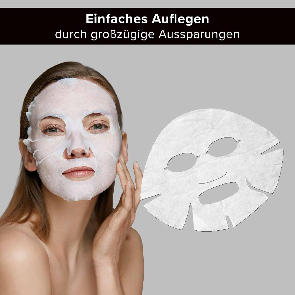 Rau Cosmetics Collagen & Hyaluronic Acid Mask Vliesmaske mit Panthenol Begrenztes Angebot
