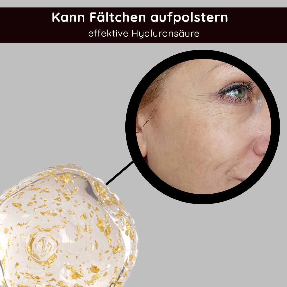 Rau Cosmetics Golden Hyaluron Gel 50 ml Anti-Aging-Gel mit 23kt Gold Online Shopping