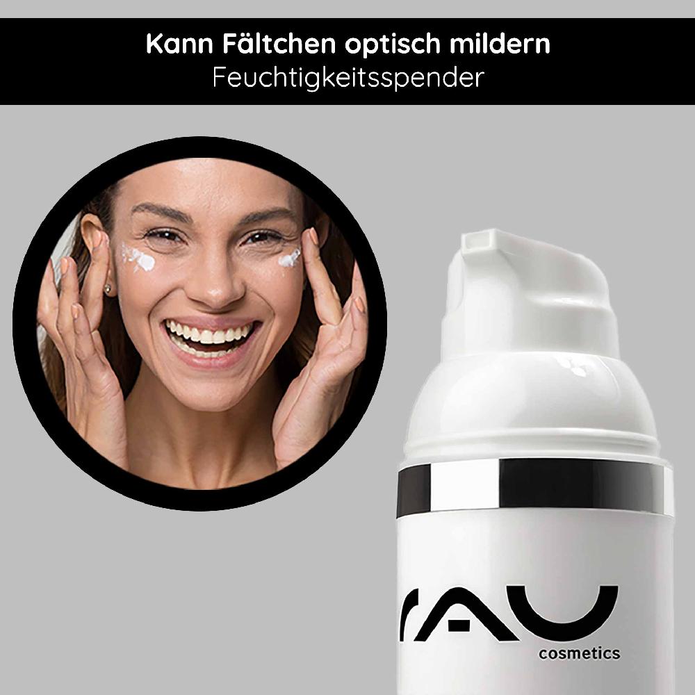 Rau Cosmetics Hyaluron Cream SPF10 50 ml Gesichtscreme mit UV-Schutz für trockene Haut Saisonschlussverkauf