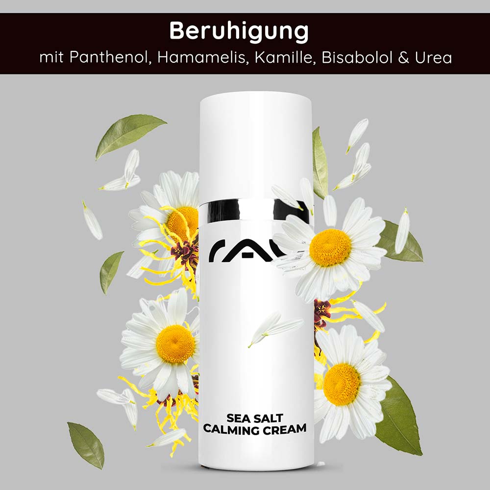 Rau Cosmetics Sea Salt Calming Cream 50 ml Gesichtscreme mit Meersalz bei unreiner Haut Valentinstagsangebot
