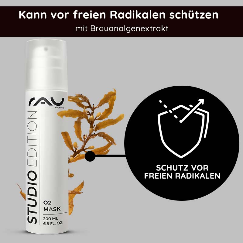 Rau Cosmetics O2 Mask 200 ml duftende Maske mit Aloe Vera & Ginkgo Lagerräumung