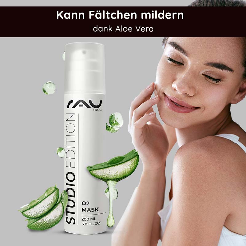 Rau Cosmetics O2 Mask 200 ml duftende Maske mit Aloe Vera & Ginkgo Lagerräumung