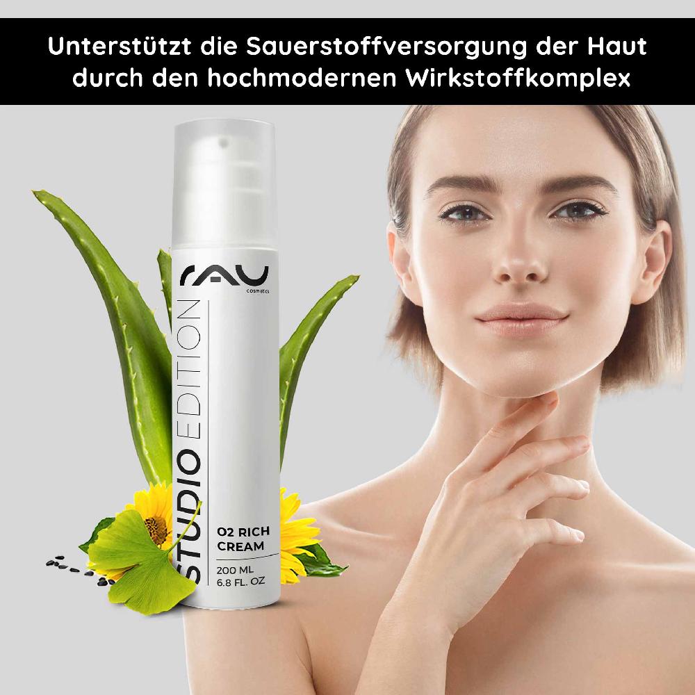 Rau Cosmetics O2 Rich Cream 200 ml Reichhaltig & duftend Neueste Mode